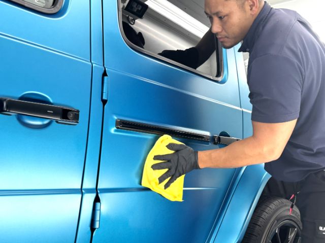 メルセデスベンツ AMG G63にマットコーティング【System X Max MF】塗布