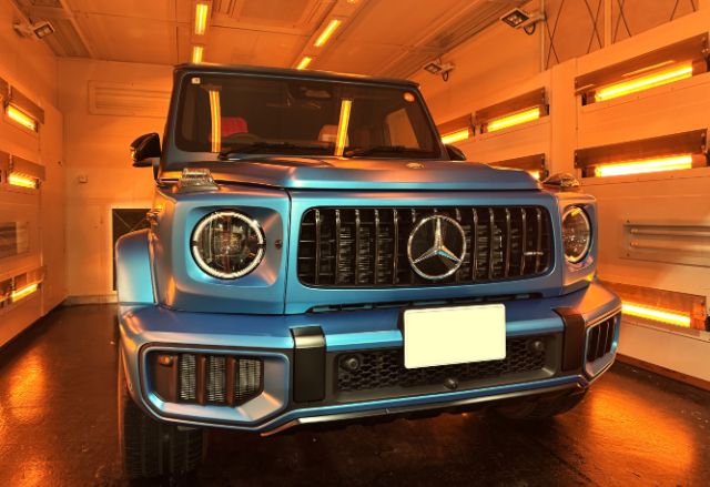 メルセデスベンツ AMG G63にマットコーティング【System X Max MF】遠赤外線乾燥