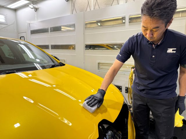 ルノー メガーヌRSにセラミックコーティング　シルトゼロ