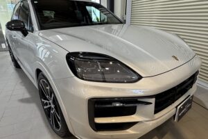 ポルシェカイエン　セラミックコーティング施工後　完成写真　市川