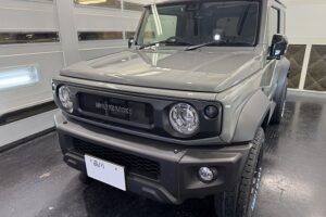スズキジムニーシエラ　セラミックコーティング施工後　完成写真　浦安市