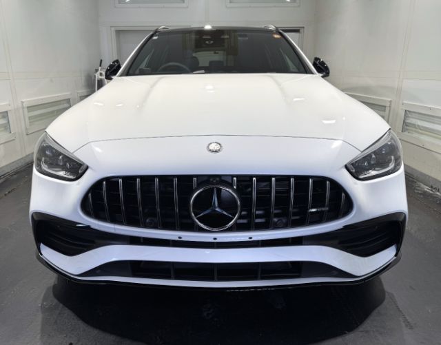 メルセデスベンツ AMG C43にセラミックコーティング　完成正面