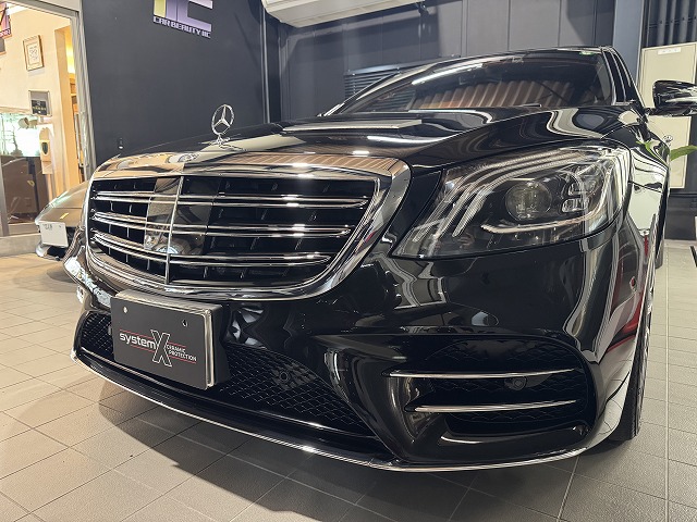 7 - トータルカービューティIIC メルセデスベンツS450 セラミックコーティング施工後 完成 市川市