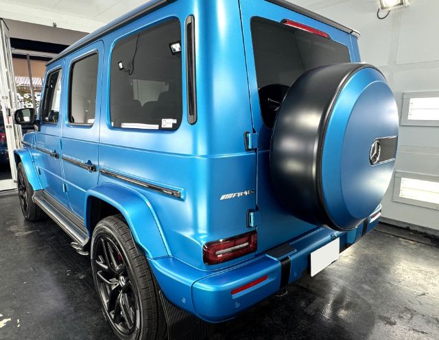 メルセデスベンツ AMG G63にマットコーティング【System X Max MF】完成　後ろ左