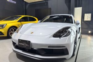 ポルシェ 718ケイマンにセラミックコーティング　完成　アイキャッチ