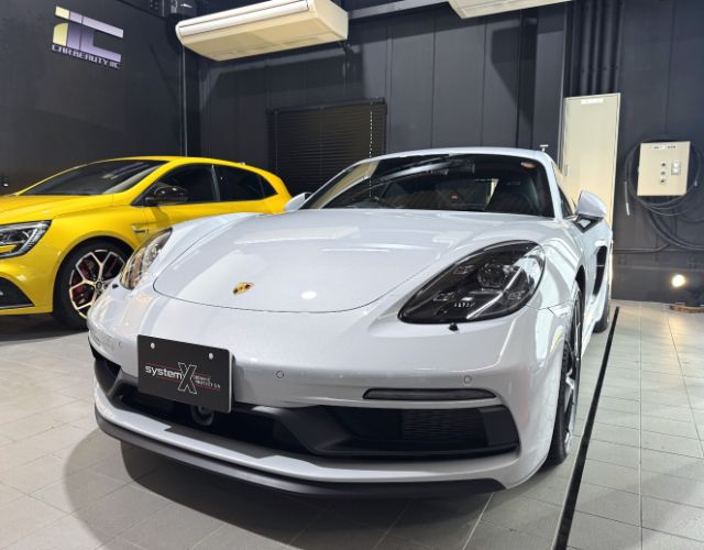 ポルシェ 718ケイマンにセラミックコーティング　完成　アイキャッチ
