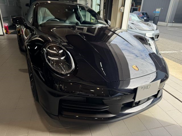 ポルシェ911カレラSにプロテクションフィルム施工完了