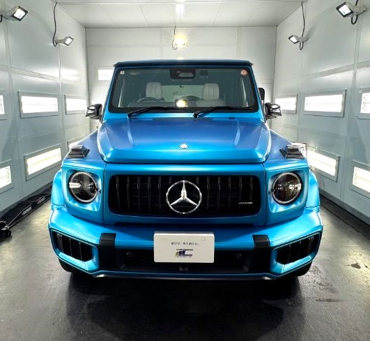 メルセデスベンツ AMG G63にマットコーティング【System X Max MF】完成　正面