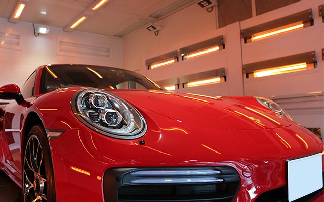 焼き付け乾燥 - トータルカービューティIIC 遠赤外線ブースでのボディコーティング乾燥・焼き付け