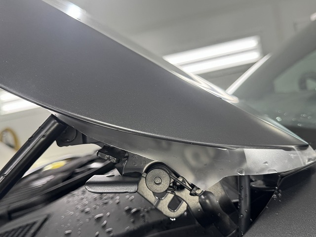 002 - トータルカービューティIIC メルセデスベンツCLE53 プロテクションフィルム貼り付けの様子 流山市