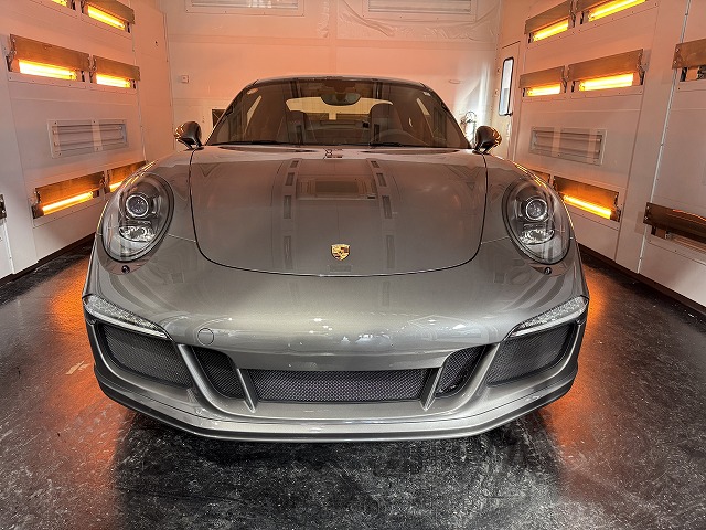 0020 - トータルカービューティIIC ポルシェ 911カレラGTS セラミックコーティング施工後遠赤外線熱乾燥中 習志野