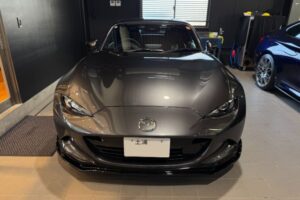 マツダ ロードスターRF　セラミックコーティング施工後　完成写真　茨城県