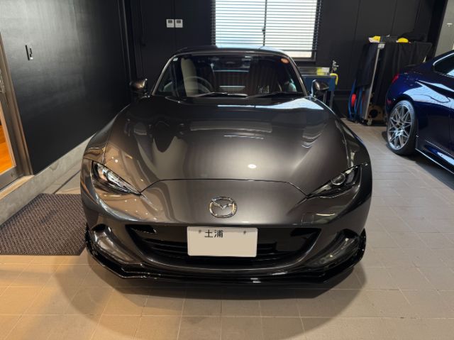 マツダ ロードスターRF　セラミックコーティング施工後　完成写真　茨城県