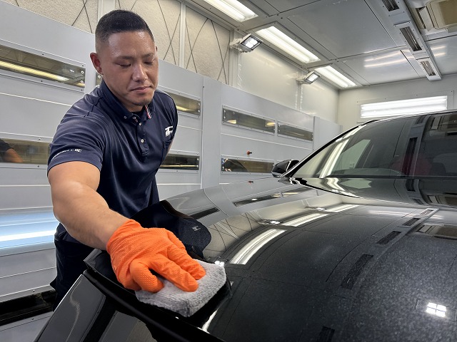 006 - トータルカービューティIIC レクサス RX350Fスポーツ セラミックコーティング塗布中 川口市