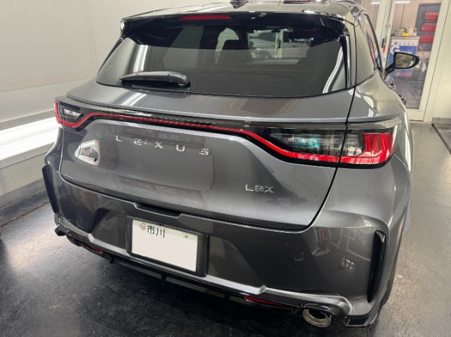 レクサス LBX セラミックコーティング施工後　完成写真　市川市