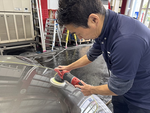 015 - トータルカービューティIIC ポルシェ 911カレラGTS 研磨作業 習志野