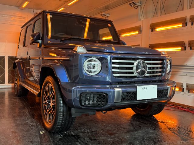 メルセデスベンツ　G400ｄ　遠赤外線熱乾燥中　伊東市