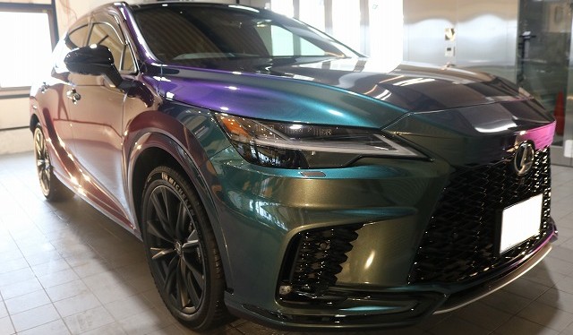 カラープロテクションフィルムの見た目