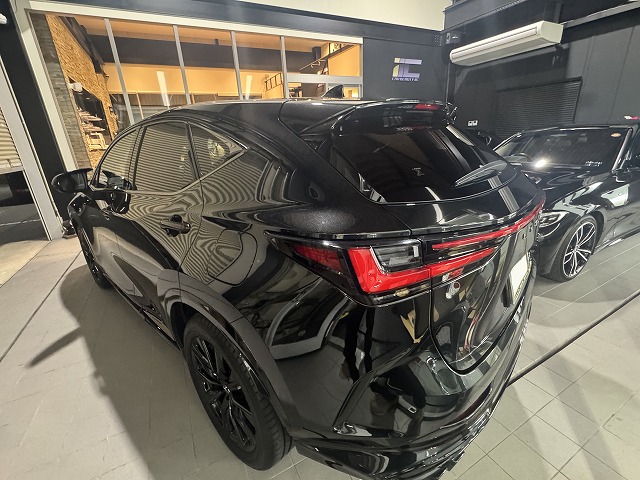 レクサスNX450h＋　プロテクションフィルム施工後　完成写真　世田谷区