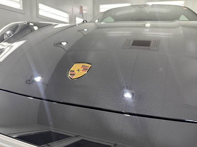 ポルシェ 911カレラ　プロテクションフィルム施工後　完成写真　新宿