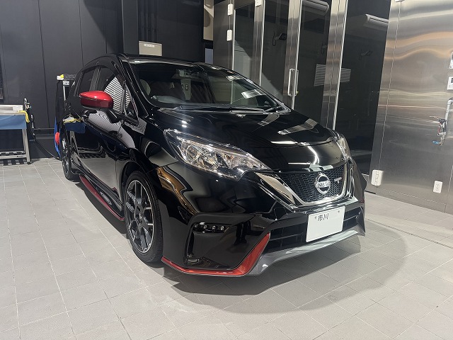 日産 ノートNISMO　がラスコーティング施工後　完成　市川市