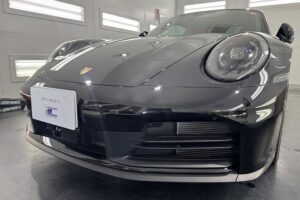 ポルシェ 911カレラ　プロテクションフィルム施工後　完成写真　新宿