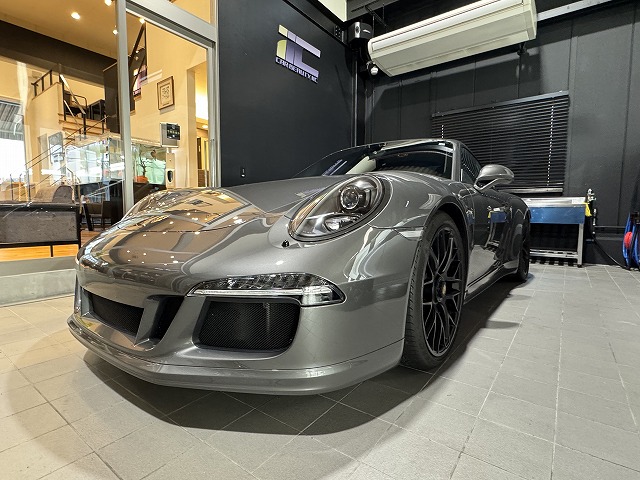 完成 5 - トータルカービューティIIC ポルシェ 911カレラGTS セラミックコーティング施工後 完成写真 習志野
