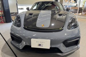 ポルシェ　718スパイダーRS　セラミックコーティング施工後　完成写真　横浜