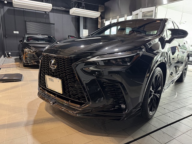 レクサスNX450h＋　プロテクションフィルム施工後　完成写真　世田谷区