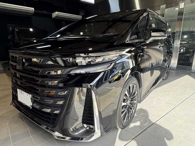 トヨタ ヴェルファイア　コーティング施工後　完成写真　市川市