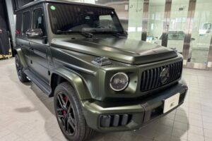 メルセデスベンツ AMG G63　プロテクションフィルム施工後　マットカラーチェンジ　市川市