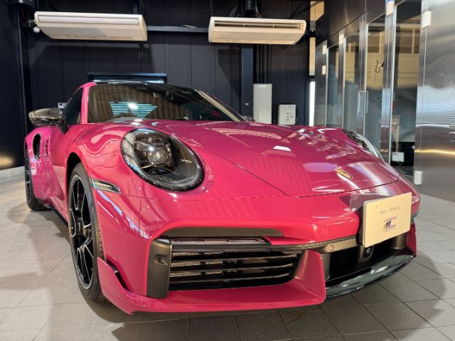 ポルシェ 911ターボS　プロテクションフィルム施工後　完成写真　立川市