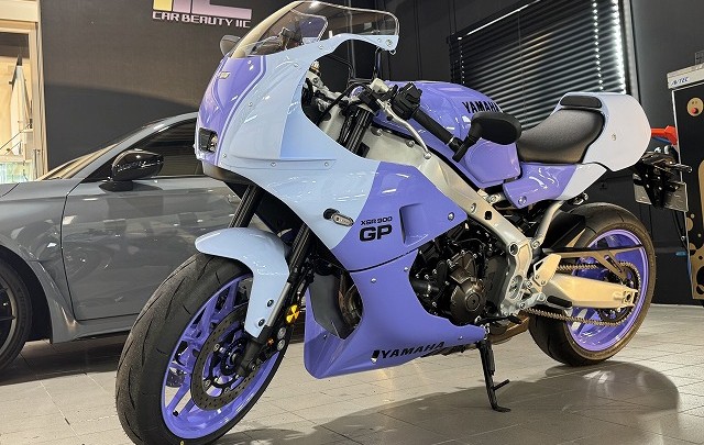 ヤマハ・XSR900にセラミックコーティング・System Xを施工