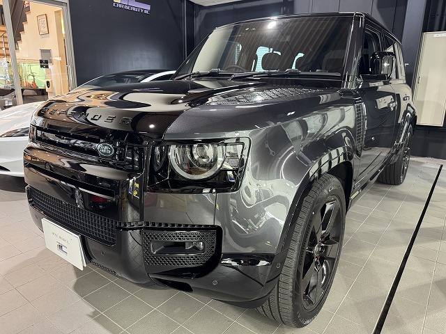 ランドローバー　ディフェンダー　セラミックコーティング施工後　完成写真　墨田区