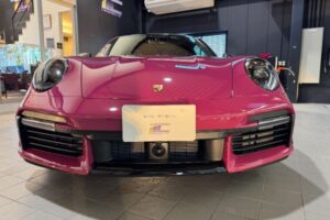 ポルシェ 911ターボS　プロテクションフィルム施工後　完成写真　立川市