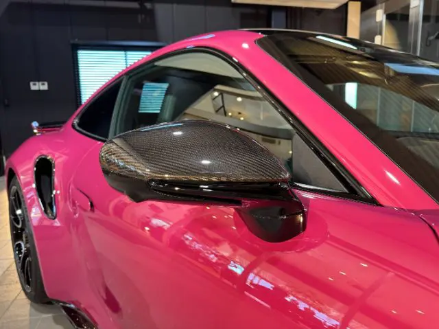 完成 13 - トータルカービューティIIC ポルシェ 911ターボS プロテクションフィルム施工後 完成写真 立川市