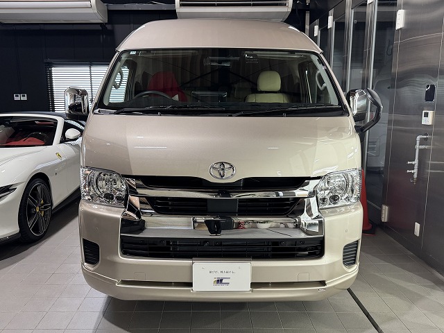 トヨタ ハイエース スーパーロング ファインテックツアラー　セラミックコーティング施工後　完成写真　江戸川区