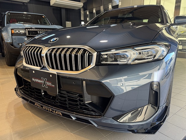 アルピナ B3GT Limousine　セラミックコーティング施工後　完成写真　品川区