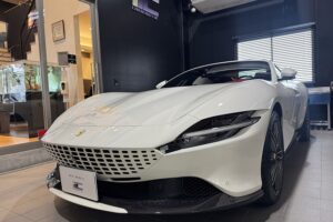 フェラーリ ローマスパイダー　プロテクションフィルム施工後　完成写真　港区