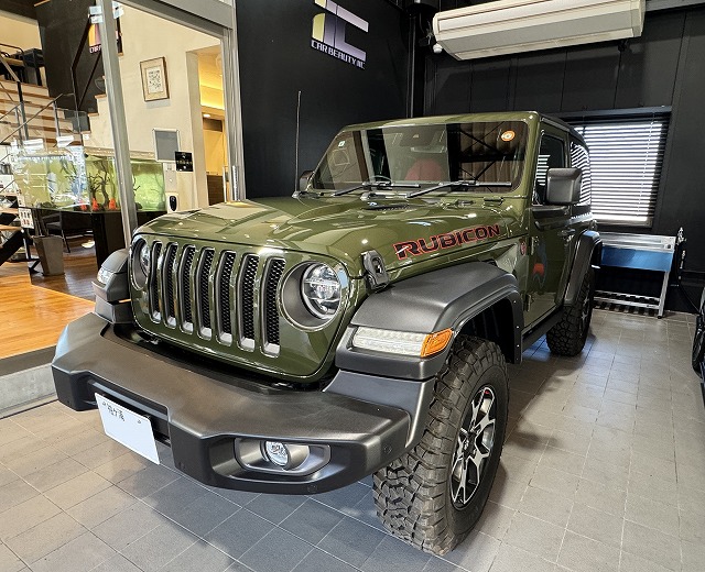 Jeep ラングラールビコン　セラミックコーティング施工後　完成写真　いすみ市