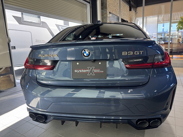 アルピナ B3GT Limousine　セラミックコーティング施工後　完成写真　品川区