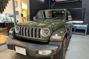 ジープ　ラングラーサハラ　セラミックコーティング施工後　完成写真　台東区