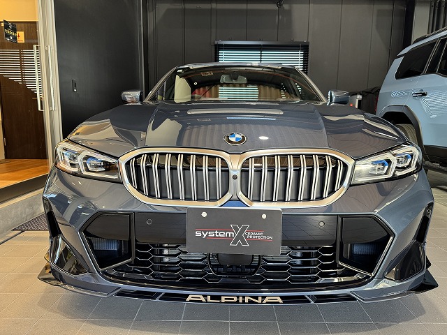 アルピナ B3GT Limousine　セラミックコーティング施工後　完成写真　品川区