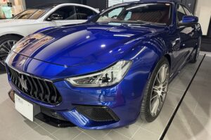 マセラティ ギブリグランスポーツ　市川市　ガラスコーティング施工後完成写真