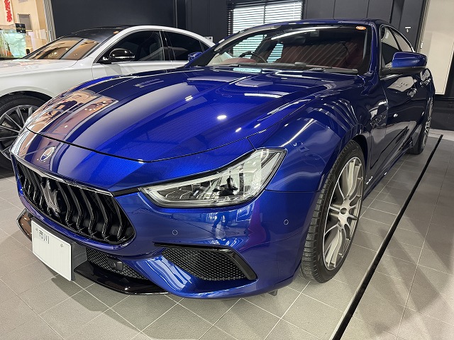 マセラティ ギブリグランスポーツ　市川市　ガラスコーティング施工後完成写真