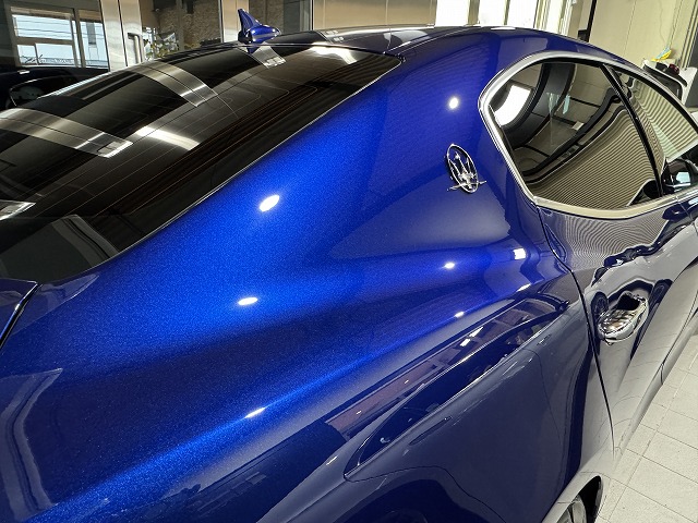 マセラティ ギブリグランスポーツ　市川市　ガラスコーティング施工後完成写真