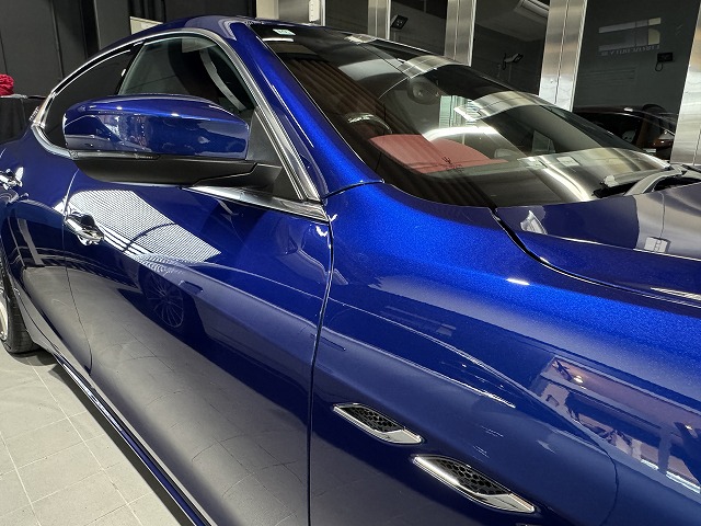 マセラティ ギブリグランスポーツ　市川市　ガラスコーティング施工後完成写真