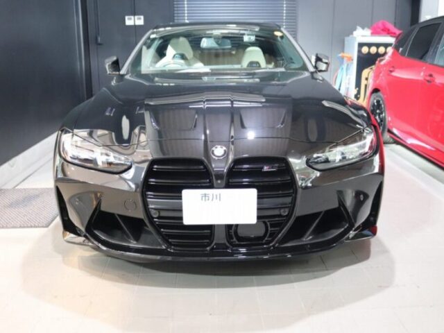 BMW M4にカーコーティング 施工完了3