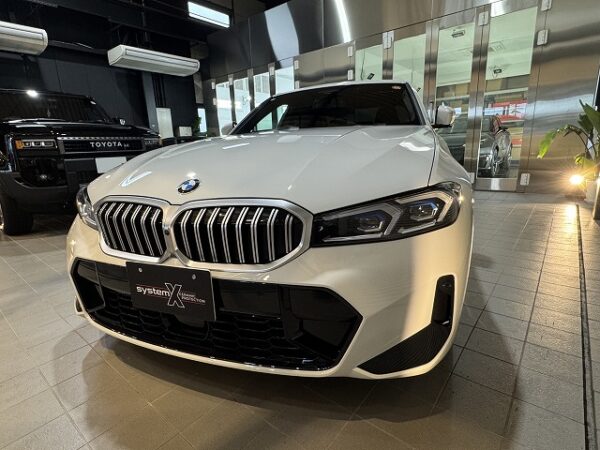 BMW320iにカーコーティング施工