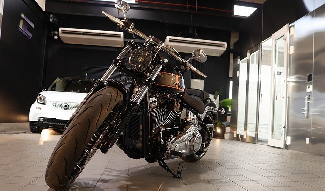 ハーレー・ブレイクアウトにセラミックコーティング・System Xを施工